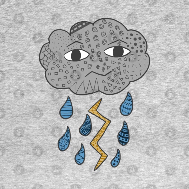 Patterned Raincloud by Geometrico22